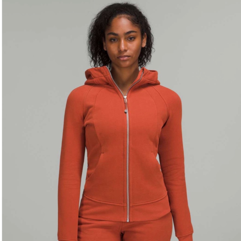 Lululemon Scuba Hoodie Red Rock (Beautiful Burnt Orange Color) sz. 10